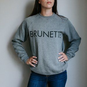 Brunette the Label - Crew Neck Fleece Sweater